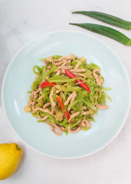Stir-fried Shredded Pork with Asparagus
