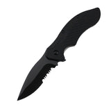 Folding knife self-defense outdoor camping multi-functional knife portable nylon 8Cr13MoV folding knife