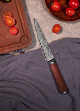 FUJUNI LF Series Damascus Steel 5" Utility Knife